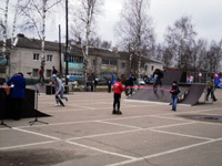 В Сандово открылся скейт-парк